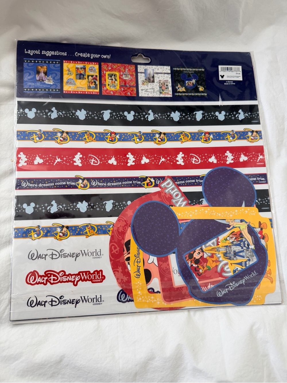 Disney Where Dreams Come True scrapbooking kit NEW